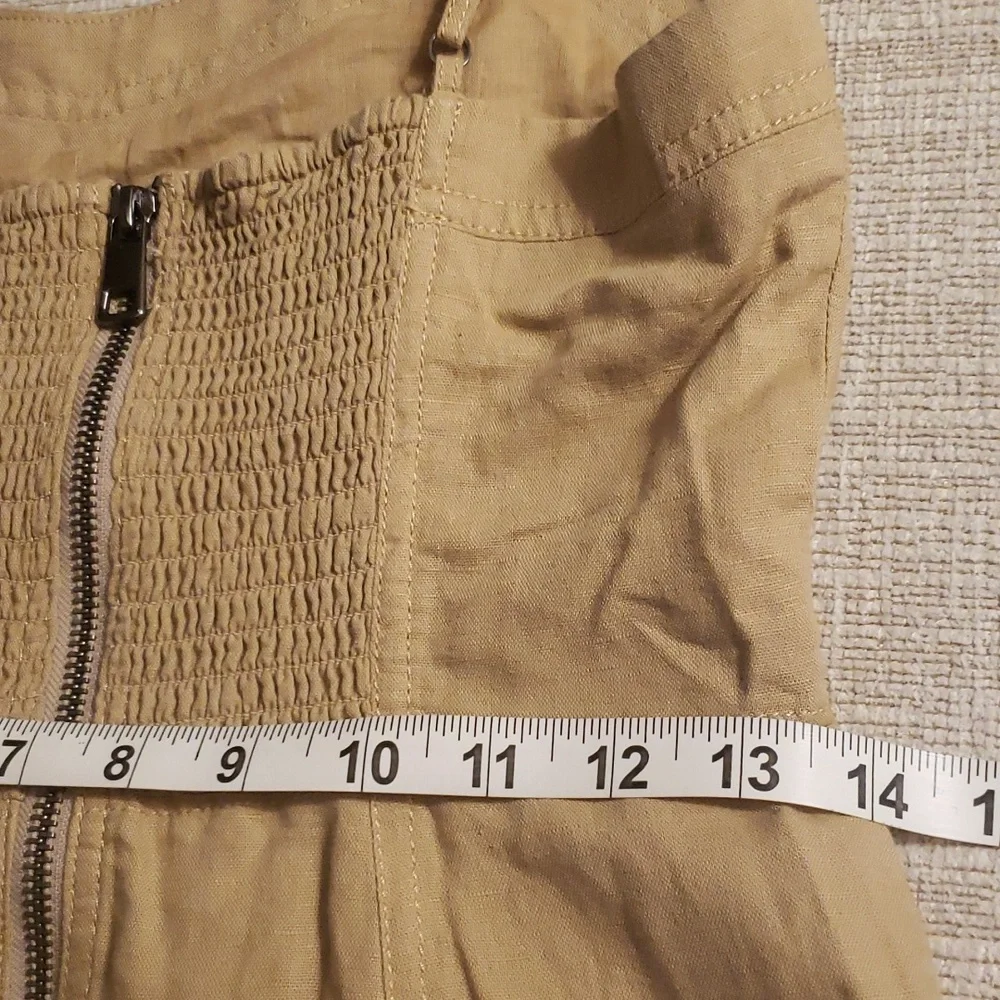 New Banana Republic Mind Dress Sz 4 Tan color - Picture 7 of 12